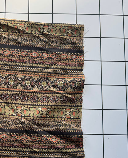 Baroque 70s Cotton Blend Fabric DEADSTOCK