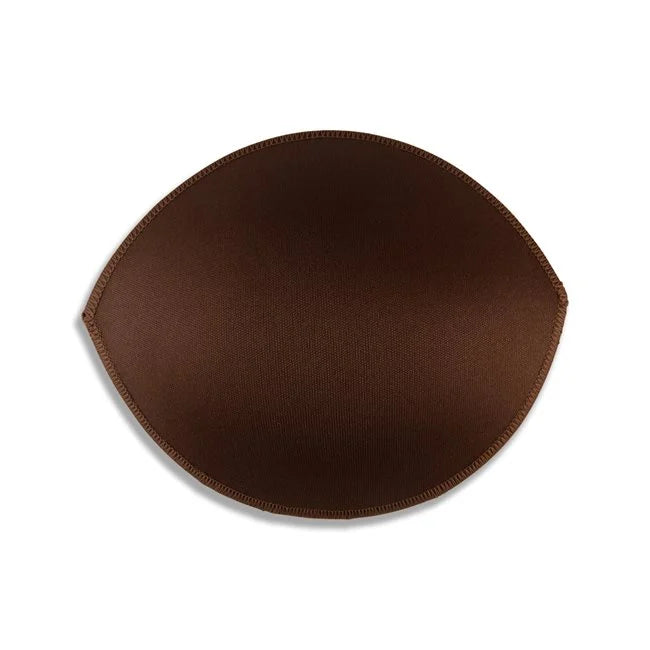 Serged Push-Up Bra Cups - 1 Pair/Pack - Espresso