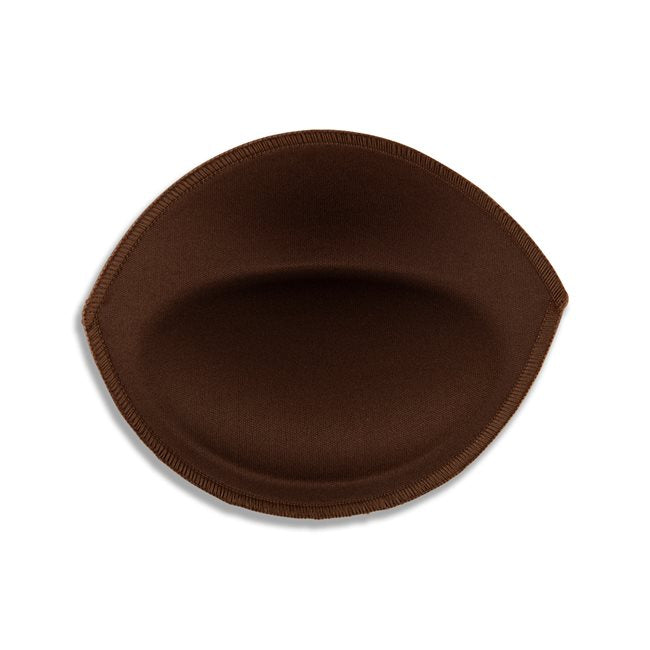 Serged Push-Up Bra Cups - 1 Pair/Pack - Espresso