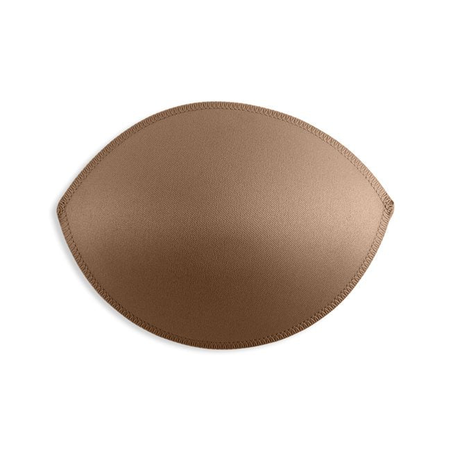 Serged Push-Up Bra Cups - 1 Pair/Pack - Mocha