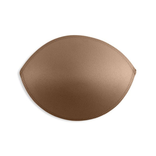 Serged Push-Up Bra Cups - 1 Pair/Pack - Mocha