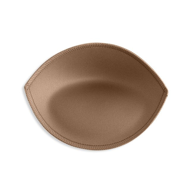 Serged Push-Up Bra Cups - 1 Pair/Pack - Mocha