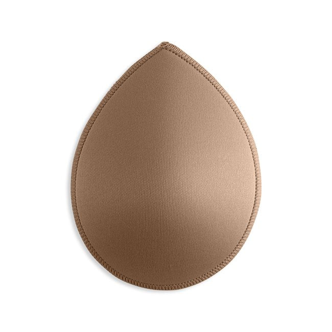 Serged Tear Drop Bra Cups - 1 Pair/Pack - Mocha