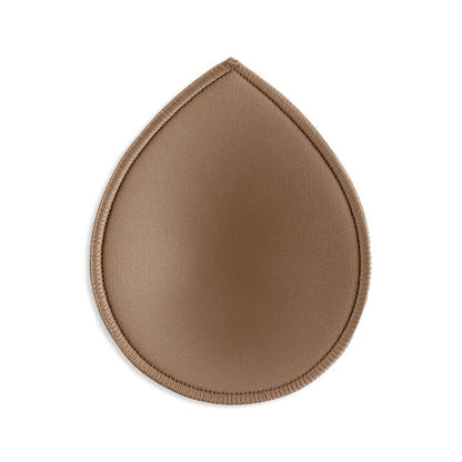 Serged Tear Drop Bra Cups - 1 Pair/Pack - Mocha