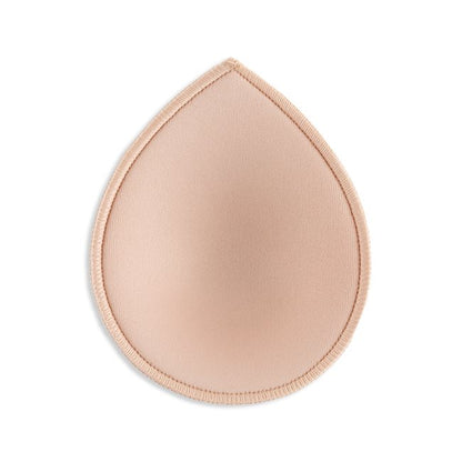 Serged Tear Drop Bra Cups - 1 Pair/Pack - Beige