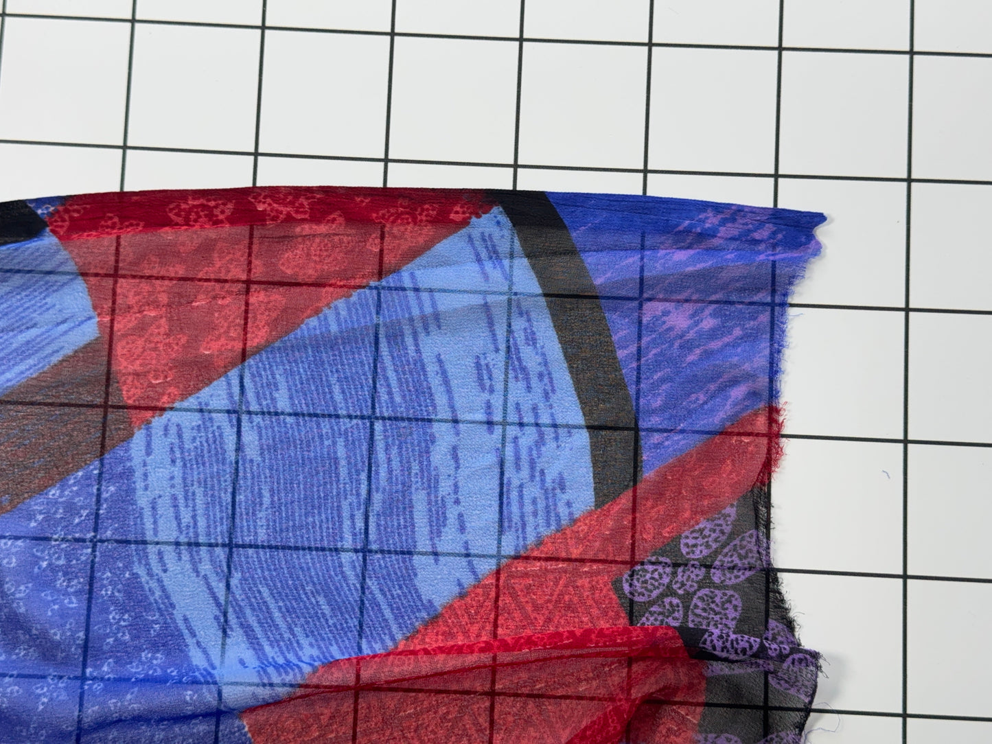 Abstract Geometric Print Fabric