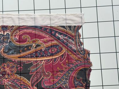 Paisley Print Stretch Mesh Fabric