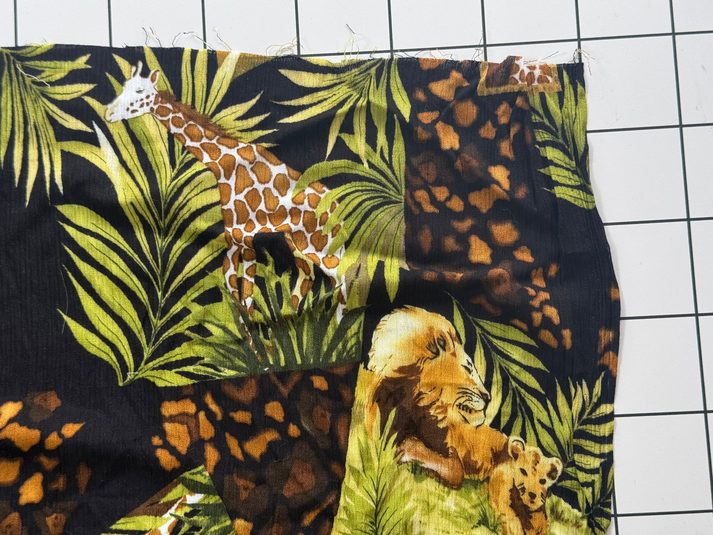 Safari Jungle Animal Print Fabric