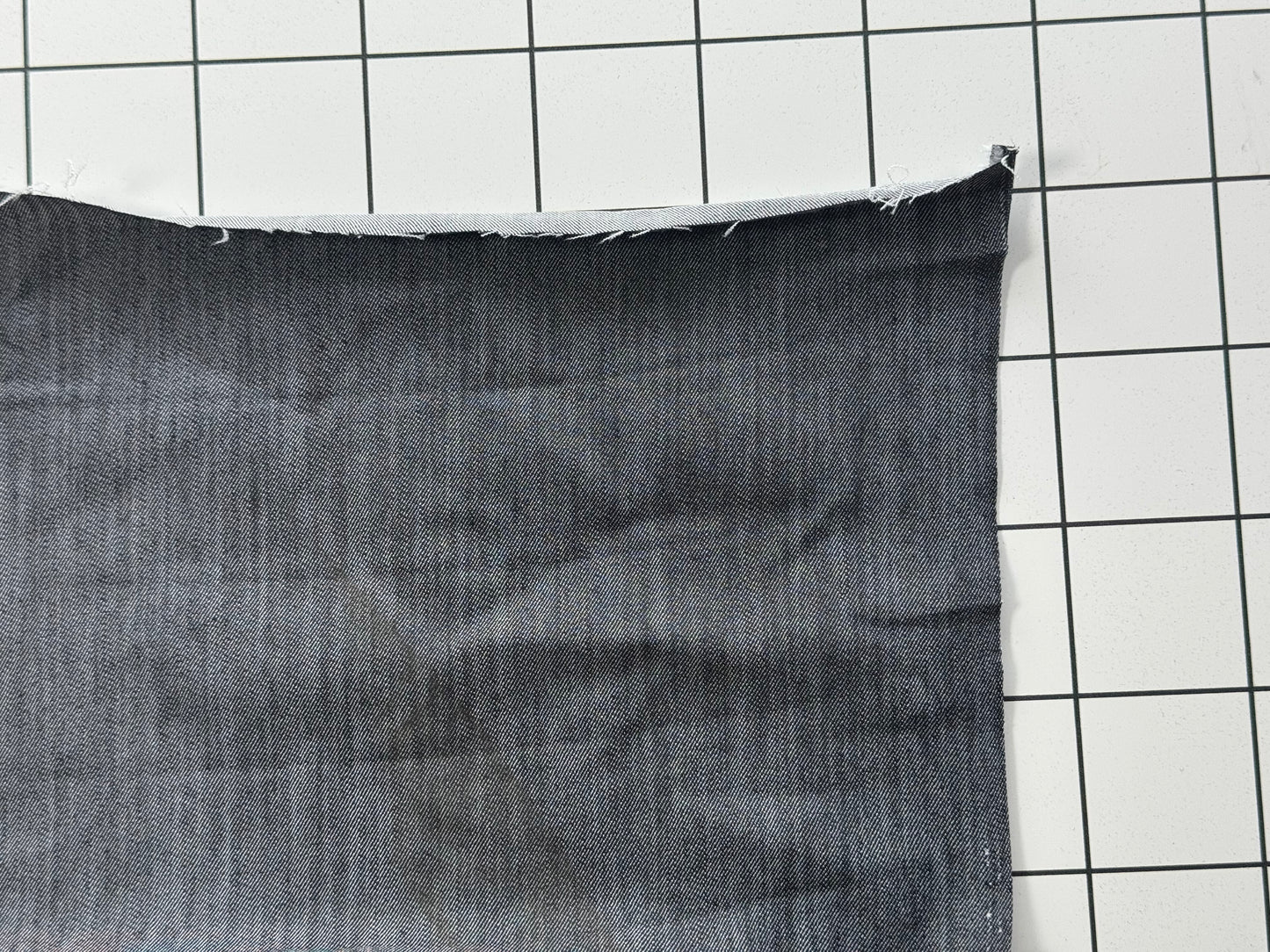 Gray Lightweight Stretch Denim Fabric