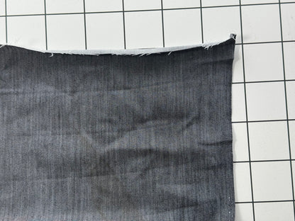 Gray Lightweight Stretch Denim Fabric
