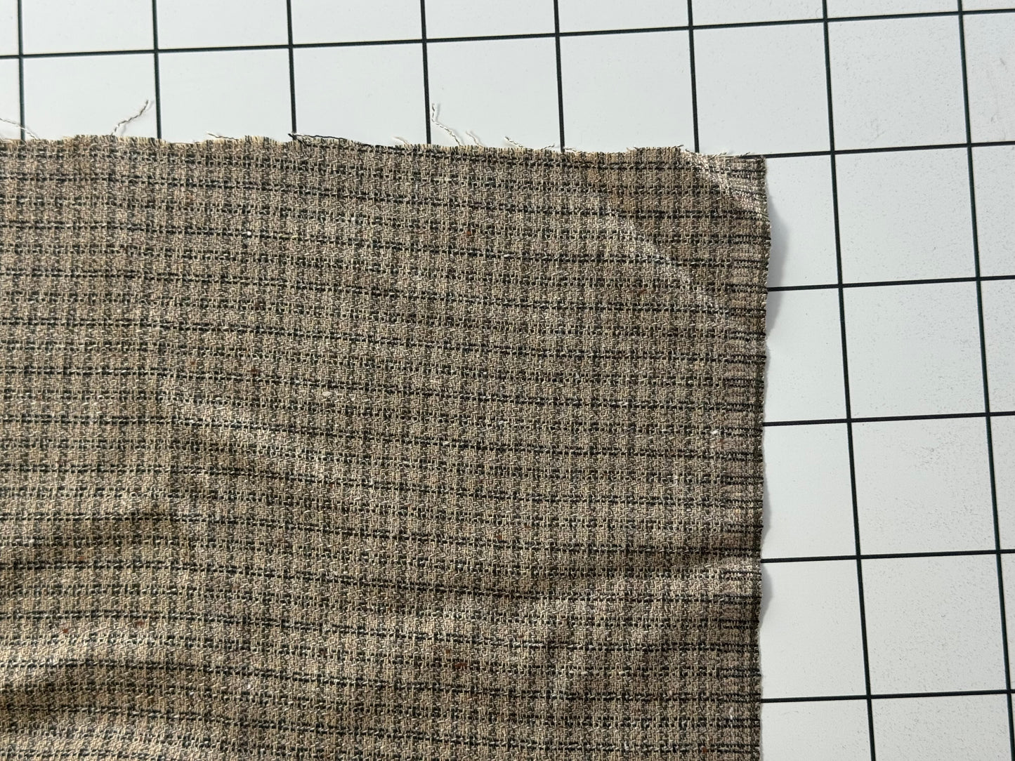 Mini Check Lightweight Suiting Fabric