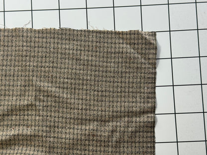 Mini Check Lightweight Suiting Fabric