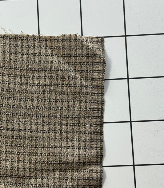 Mini Check Lightweight Suiting Fabric