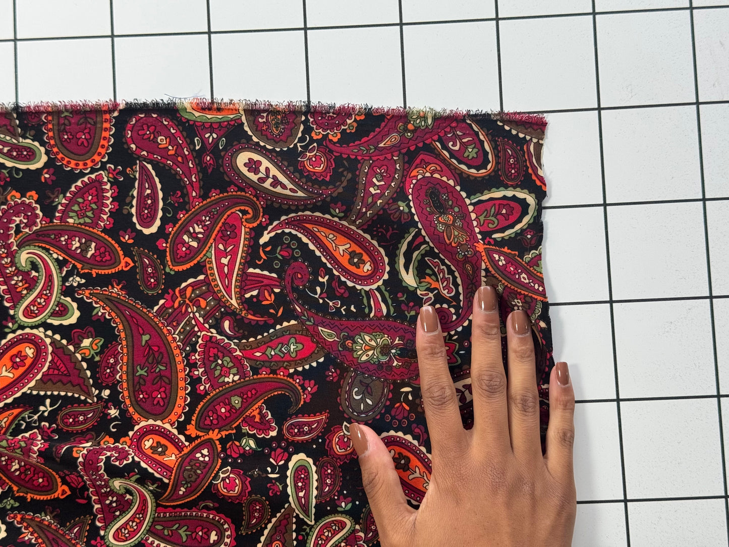 Paisley Print Rayon Fabric