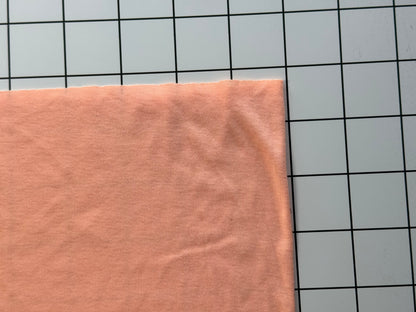 Peach Cotton Jersey Knit Fabric | Tube Knit