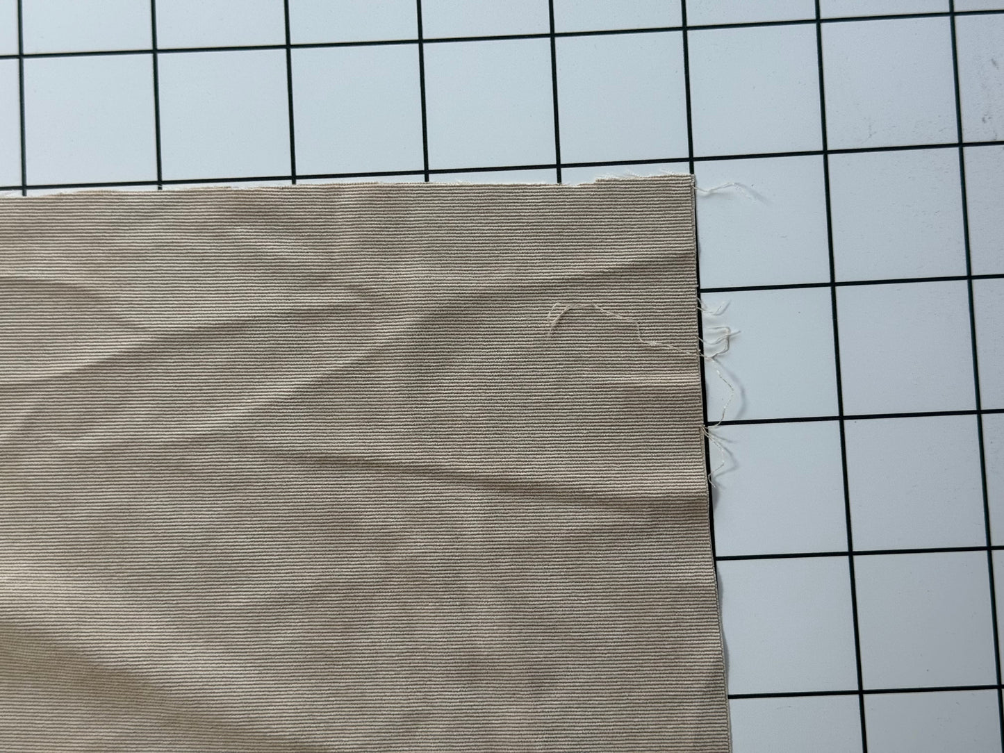 Beige Cotton Twill Fabric