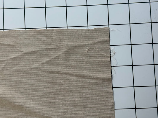 Beige Cotton Twill Fabric