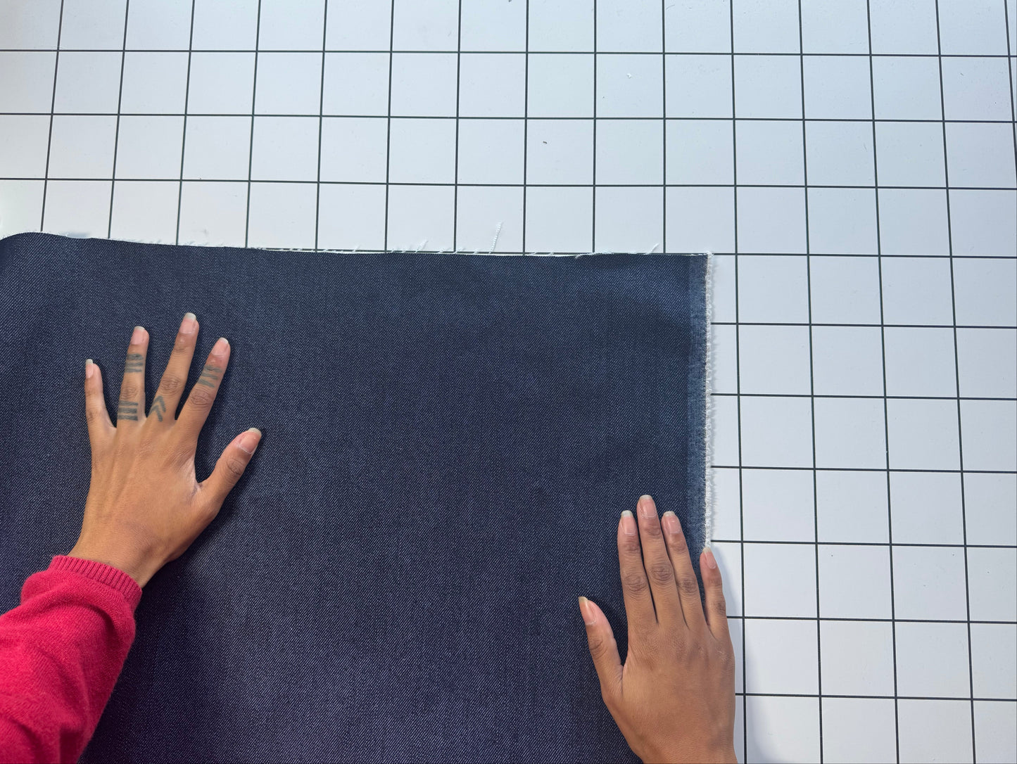 Dark Wash Denim Fabric