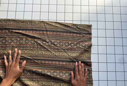 Baroque 70s Cotton Blend Fabric DEADSTOCK