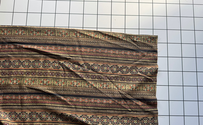 Baroque 70s Cotton Blend Fabric DEADSTOCK