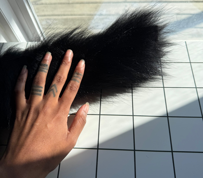 Faux Rabbit Fur Trim — 1 Yard